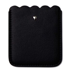 Phone Id card holder Black Heart NEW